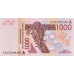 P115Ao Ivory Coast - 1000 Francs Year 2015